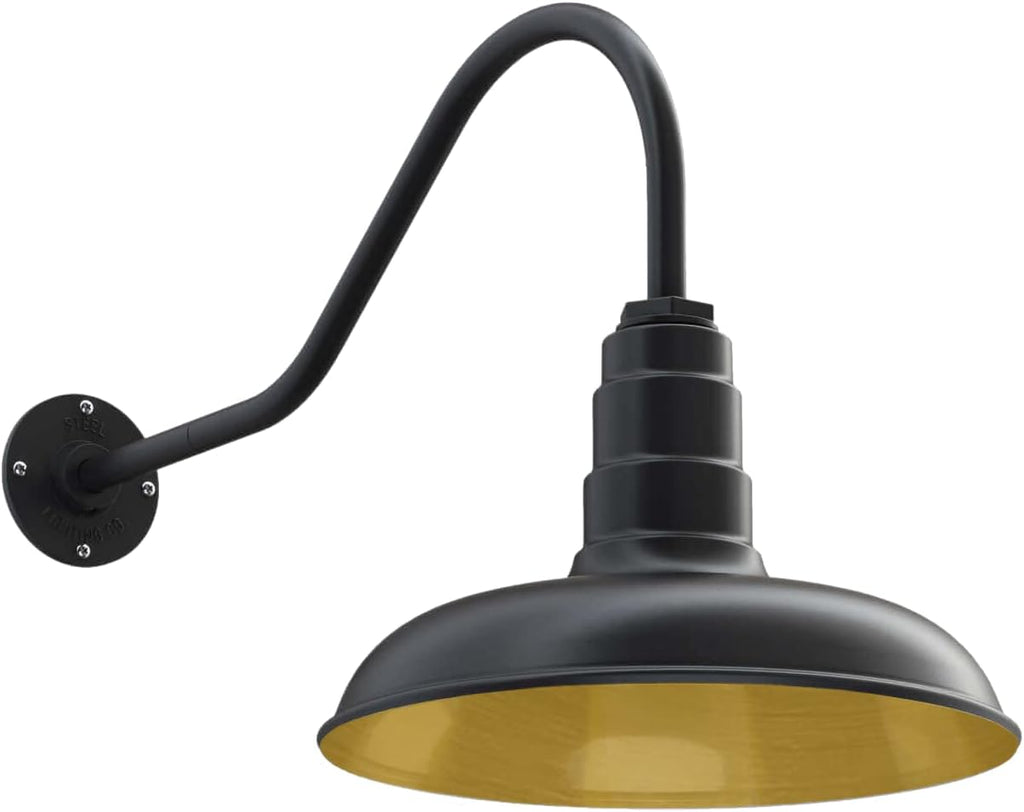 Gooseneck Barn Light 16 Gooseneck Black R6080