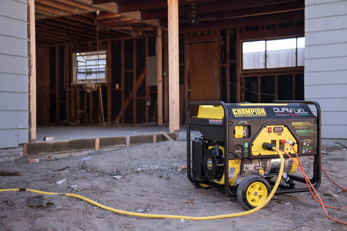 Dual Fuel Portable Generator with Wheel Kit O2196