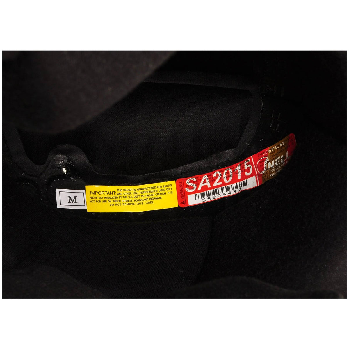 Snell SA2015 Approved Full Face Auto Racing Helmet N239763