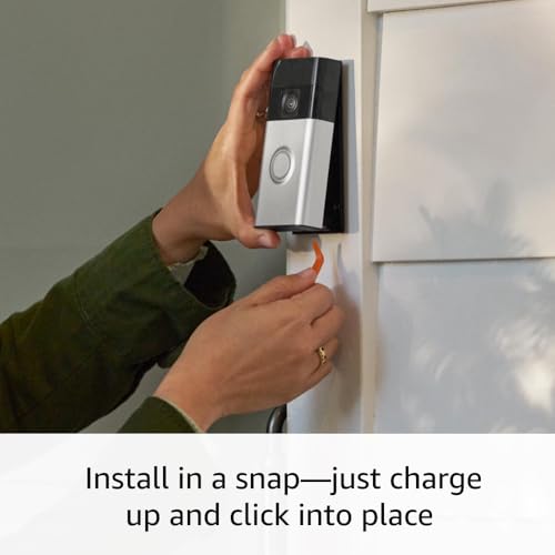 Satin Nickel Battery Doorbell D28534
