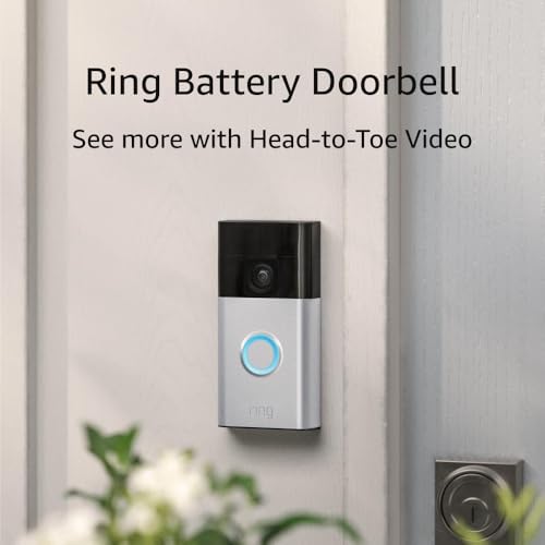 Satin Nickel Battery Doorbell D28534