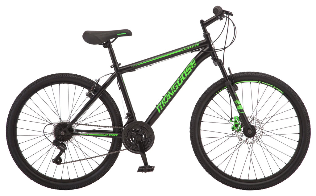 26 inch 21 speeds Black Green Mountain Bike V8681