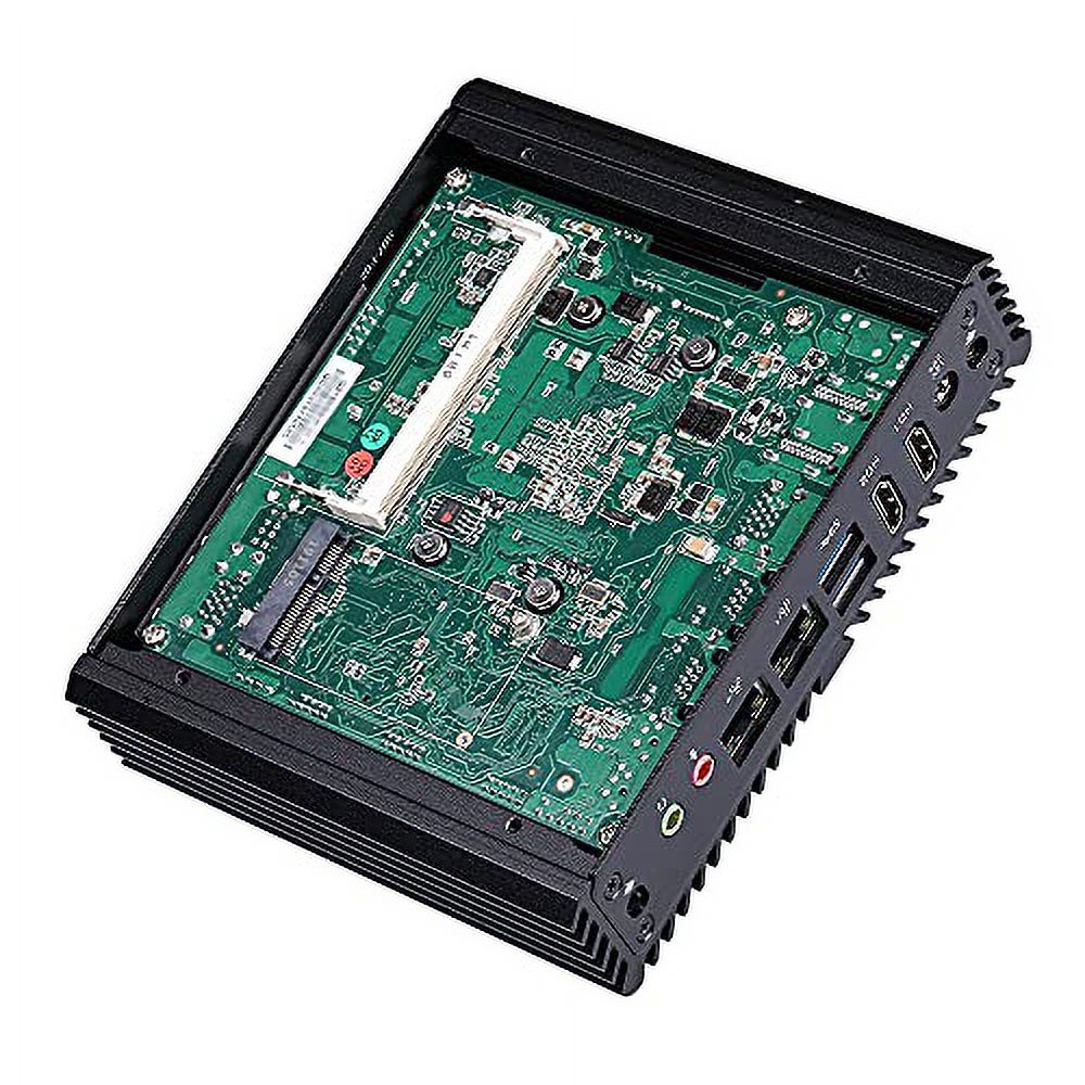 Mini Desktop Computer Fanless Intel Pentium J3710 Quad Core 8GB RAM 128GB SSD P5601