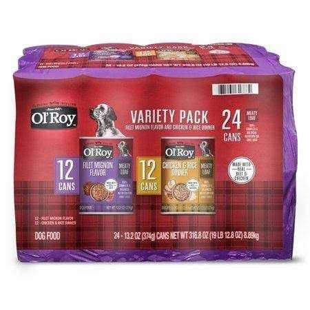 Meaty Loaf Wet Dog Food Variety Pack J96444