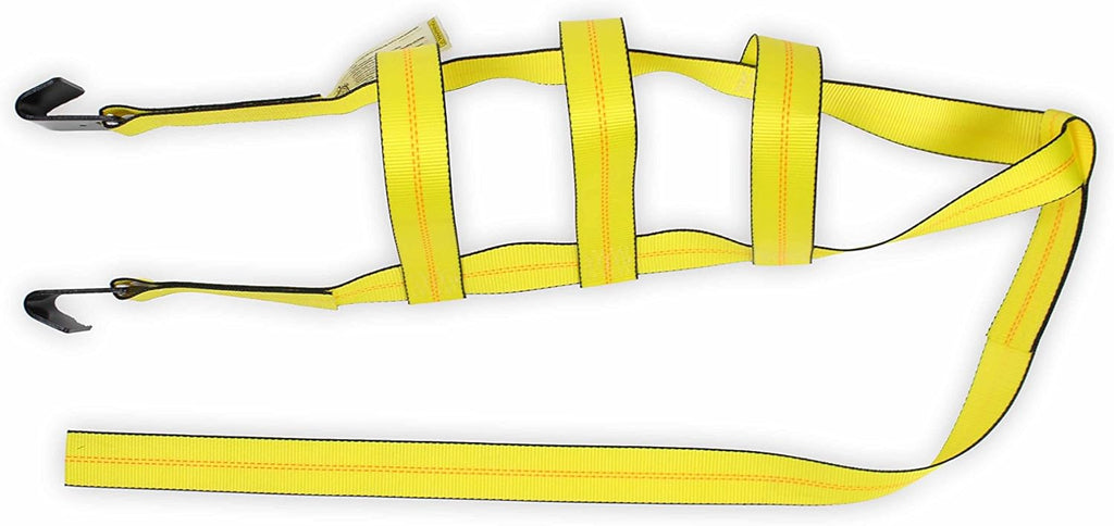2-Pack Car Wheel Straps with Flat Hooks B8789