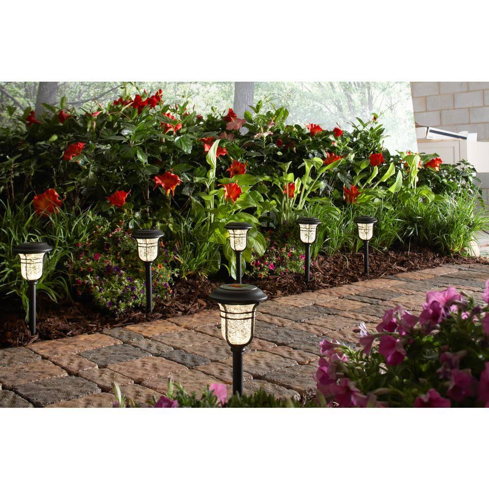 Black LED 3000K Landscape Path Light 10-Pack J58069