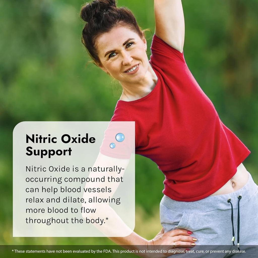 60 Liquid Soft-Gels Nitric Oxide Supplement Y349