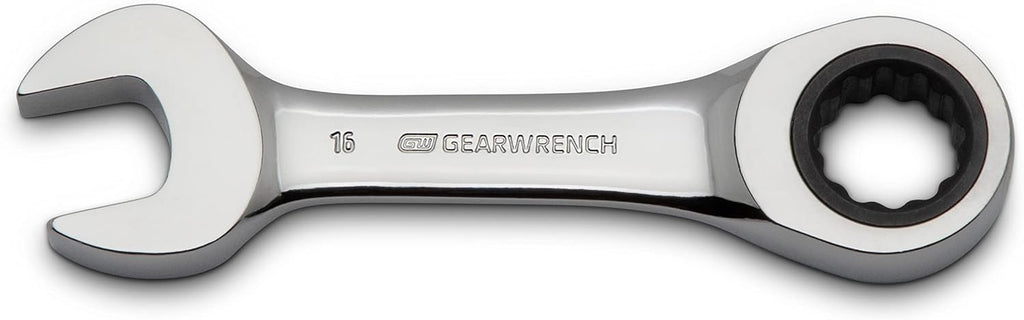 10 Pc. 12 Pt. Stubby Ratcheting Combination Wrench Set, Metric Z989441