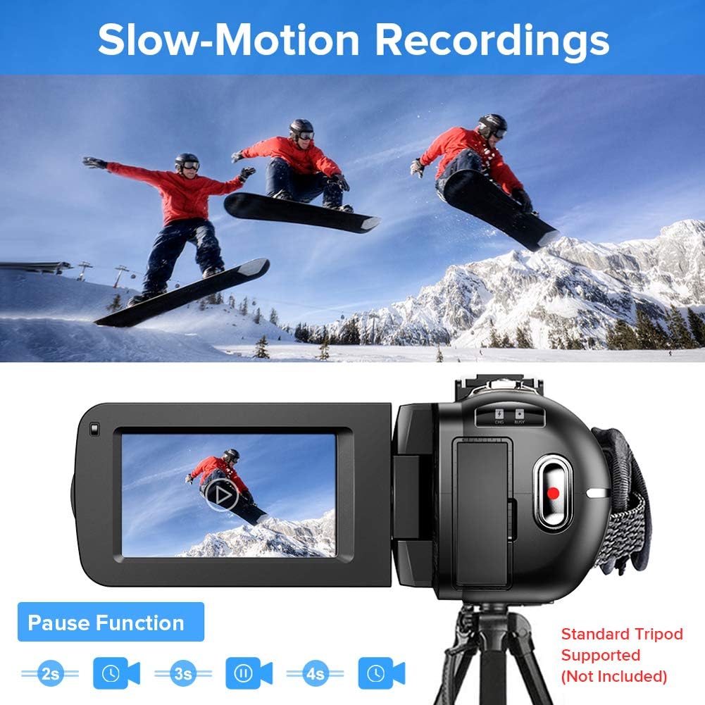 2.7K Ultra HD Digital Video Camera with Microphone A15382