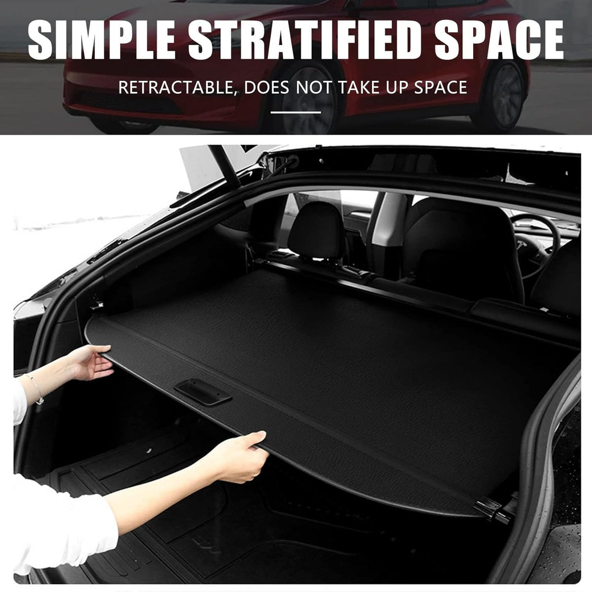 Waterproof Retractable Car Trunk Cover Pack of 2 C711