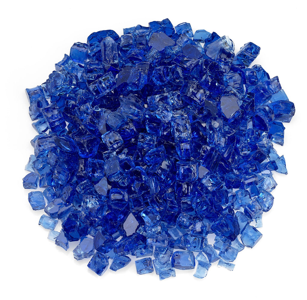 Cobalt Blue Fire Glass 10 lb Jar Z481