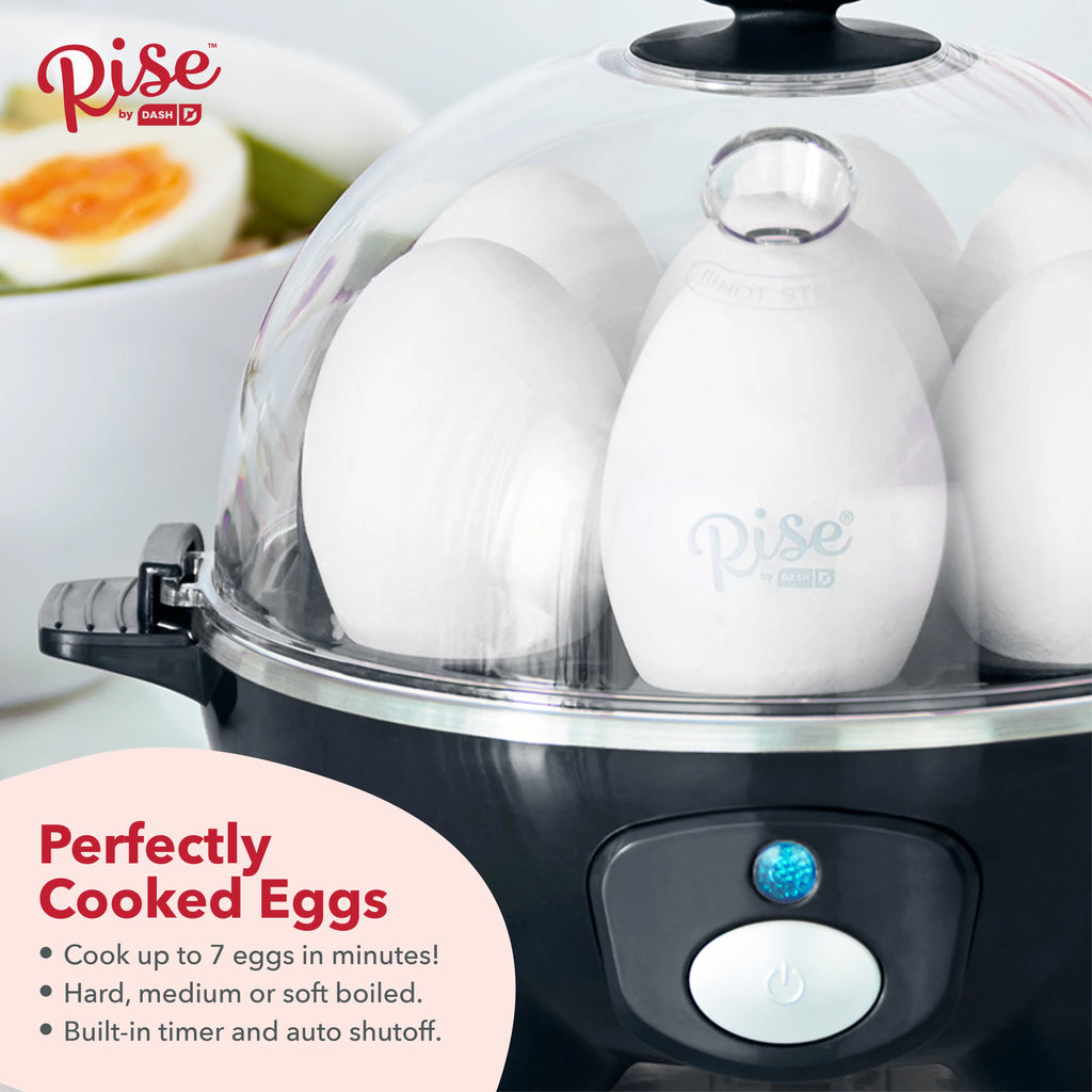 7 Egg Capacity Electric Egg Cooker Black D2094