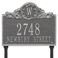 Pewter Silver Monogram Plaque F594063