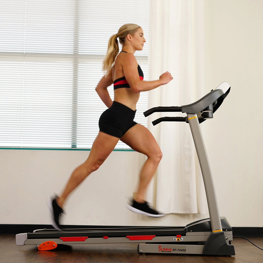 Manual Incline Folding Treadmill with Pulse Sensors B270291