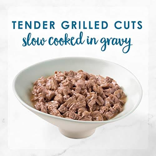 Grilled Gravy Canned Wet Cat Food, Ocean Whitefish & Tuna B10805