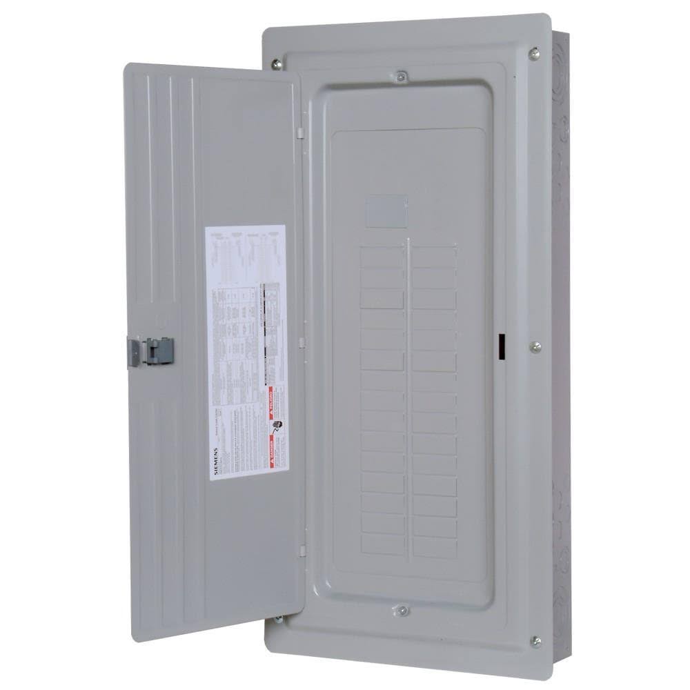 200 Amp 30-Space 48-Circuit Main Lug Load Center Indoor with Copper Bus, Grey J98545