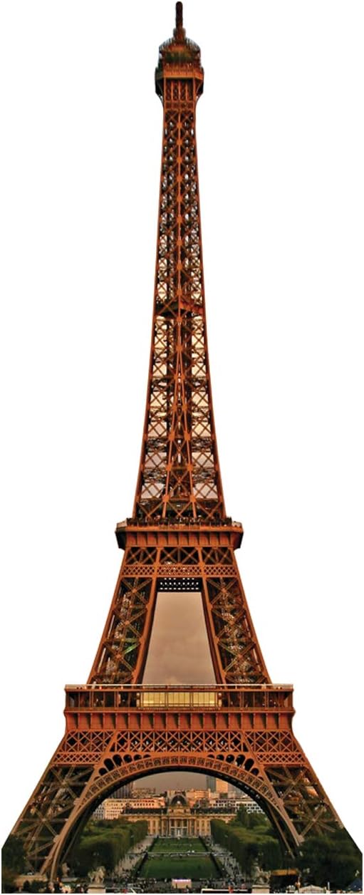 Eiffel Tower Life Size Cardboard Cutout Pack of 2 Q888