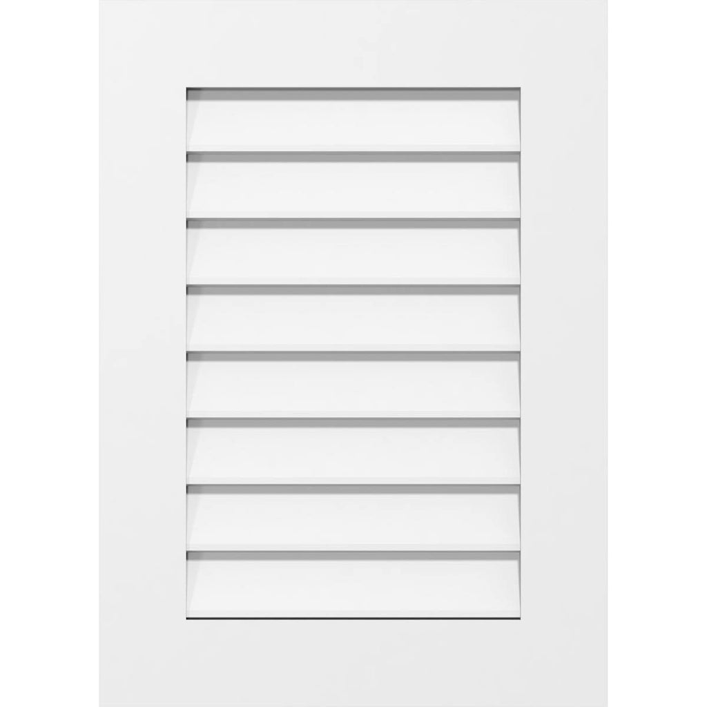 Vertical Surface Mount PVC Gable Vent O65818