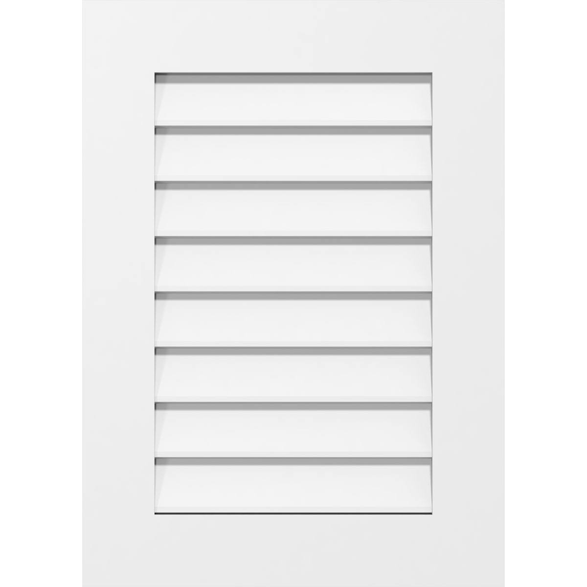 Vertical Surface Mount PVC Gable Vent O65818