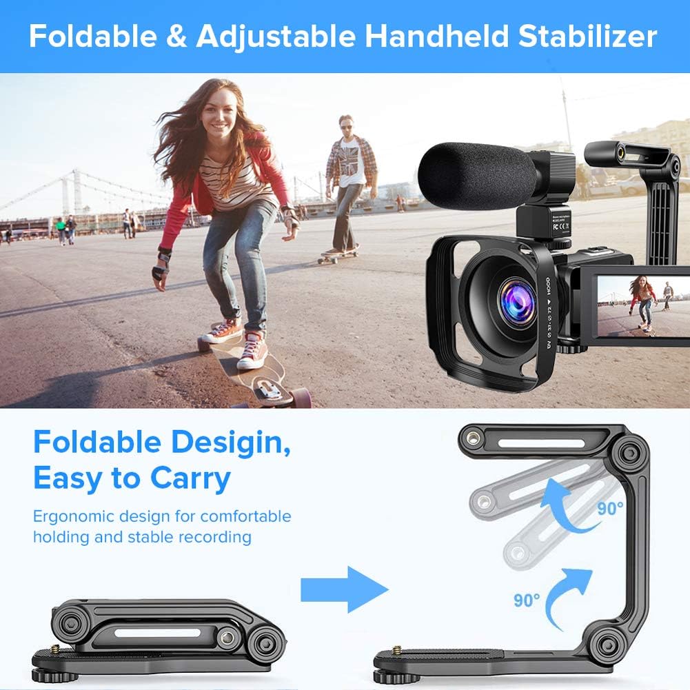2.7K Ultra HD Digital Video Camera with Microphone A15382