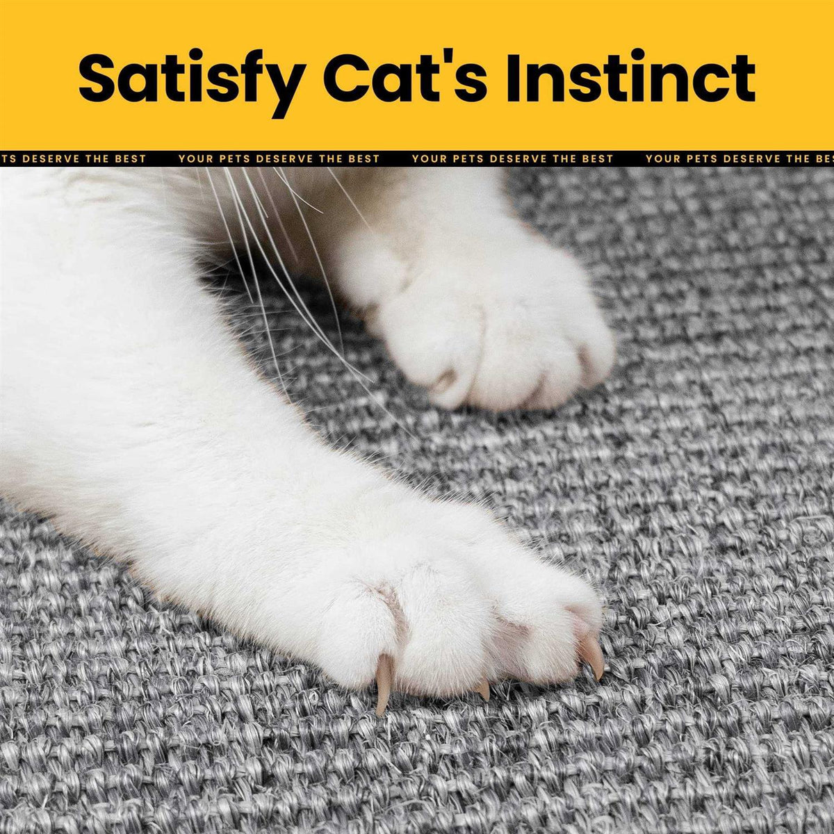 Natural Sisal Cat Scratcher Mat V933360