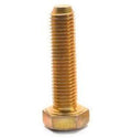 3/8 inch-24 x 3 inch Grade 8 Hex Cap Screw Alloy Steel Yellow Zinc Plated G376098