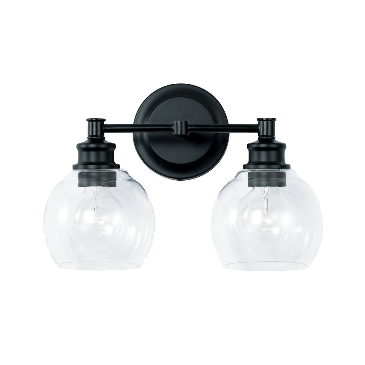 2 Light Matte Black Vanity T646269