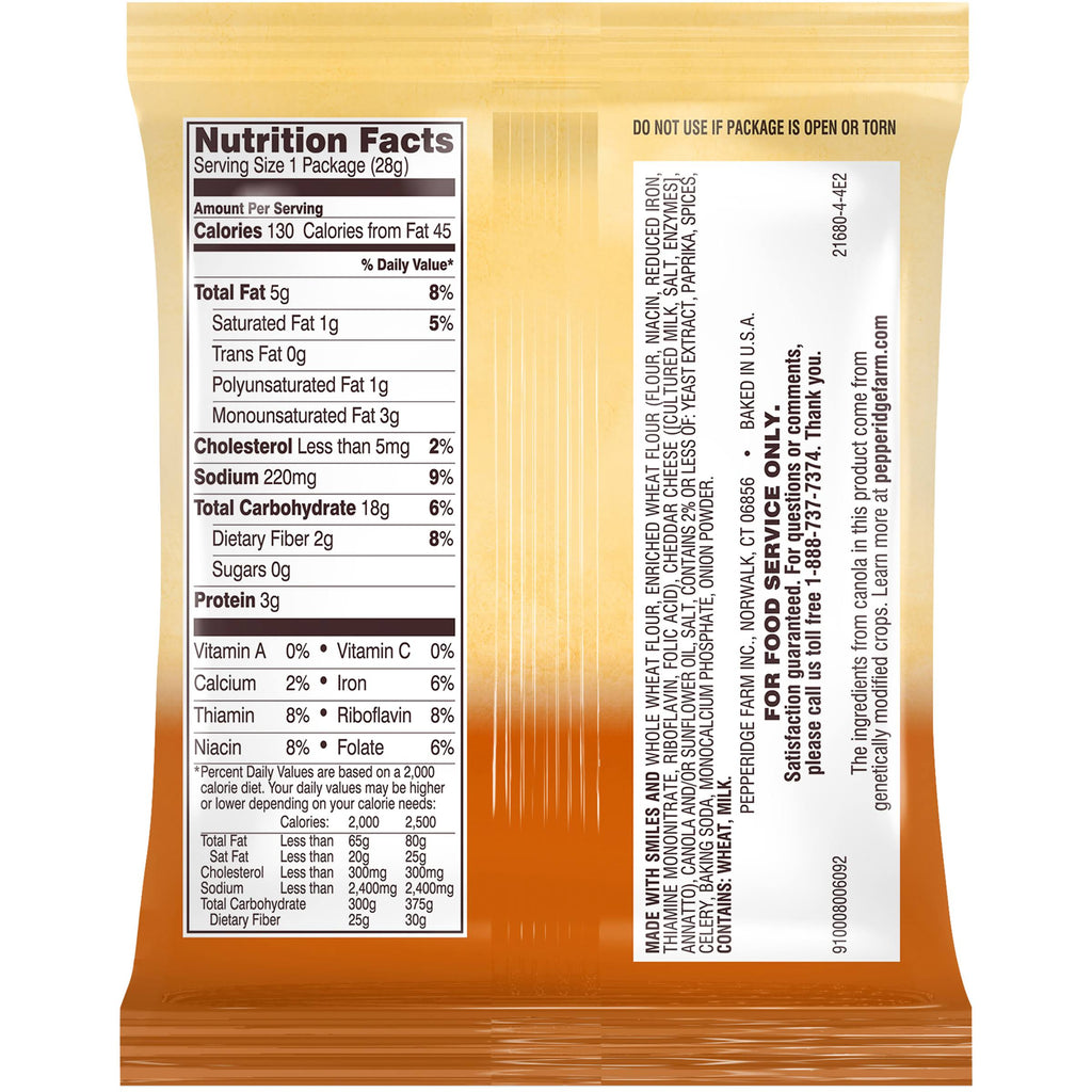 Whole Grain Cheddar Crackers E7995