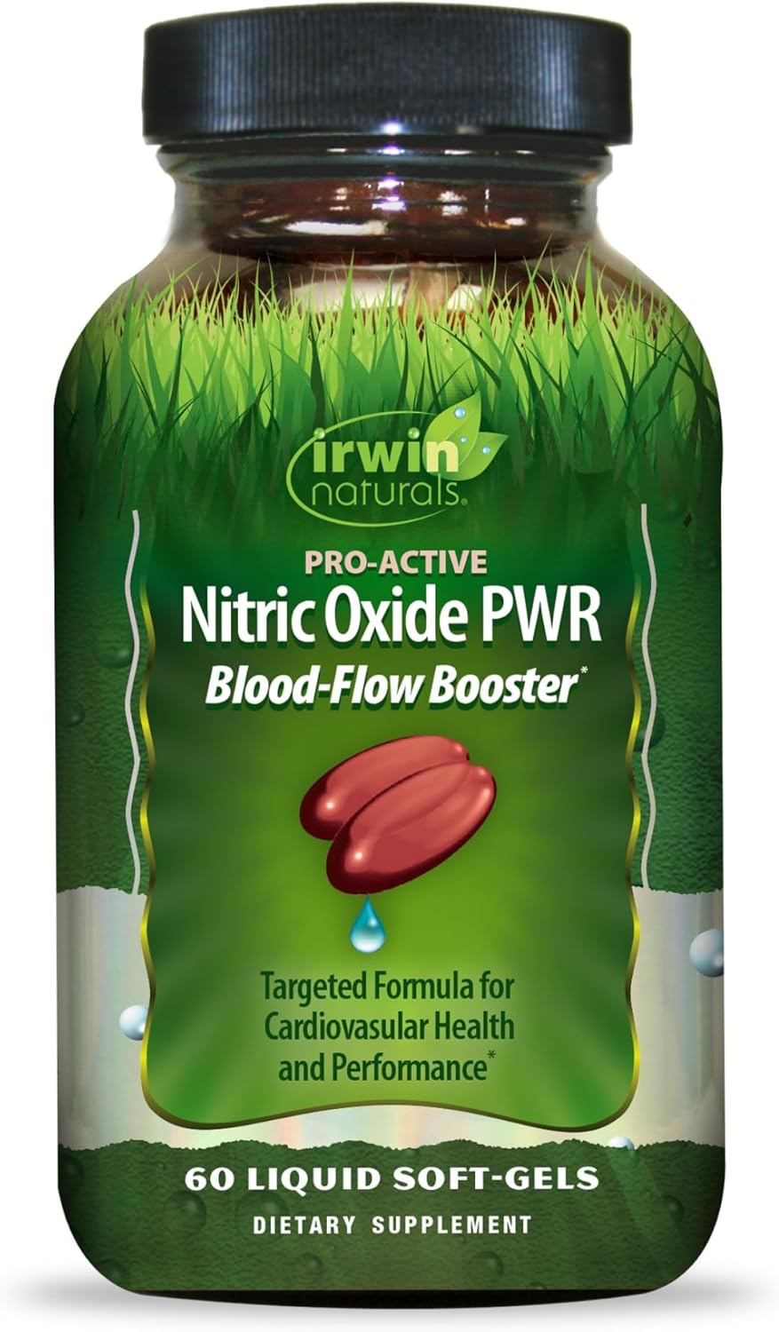 60 Liquid Soft-Gels Nitric Oxide Supplement Y349