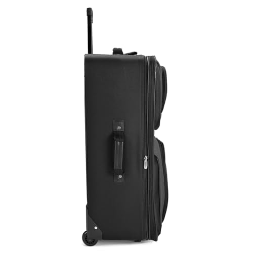 4-Piece Softside Expandable Luggage Set, Gray D914