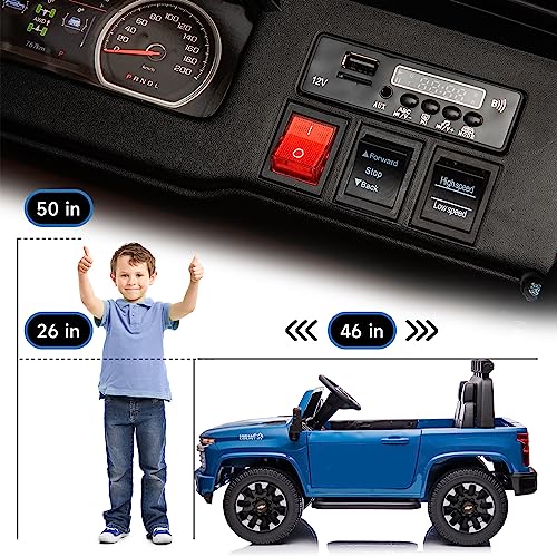 24V Ride On Car Blue P8836
