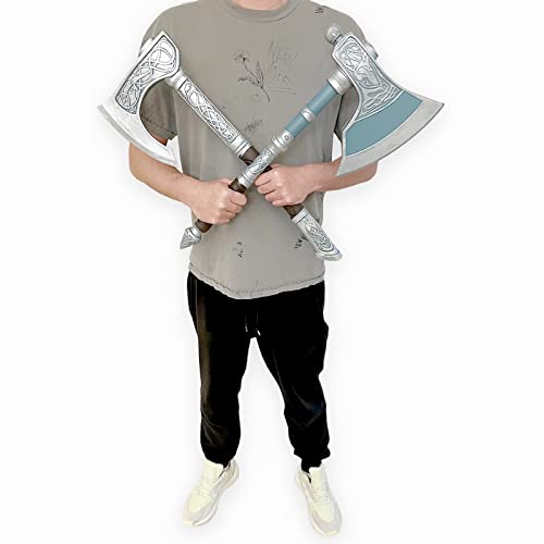 23.5 Inch Foam Viking Axe Set Q872