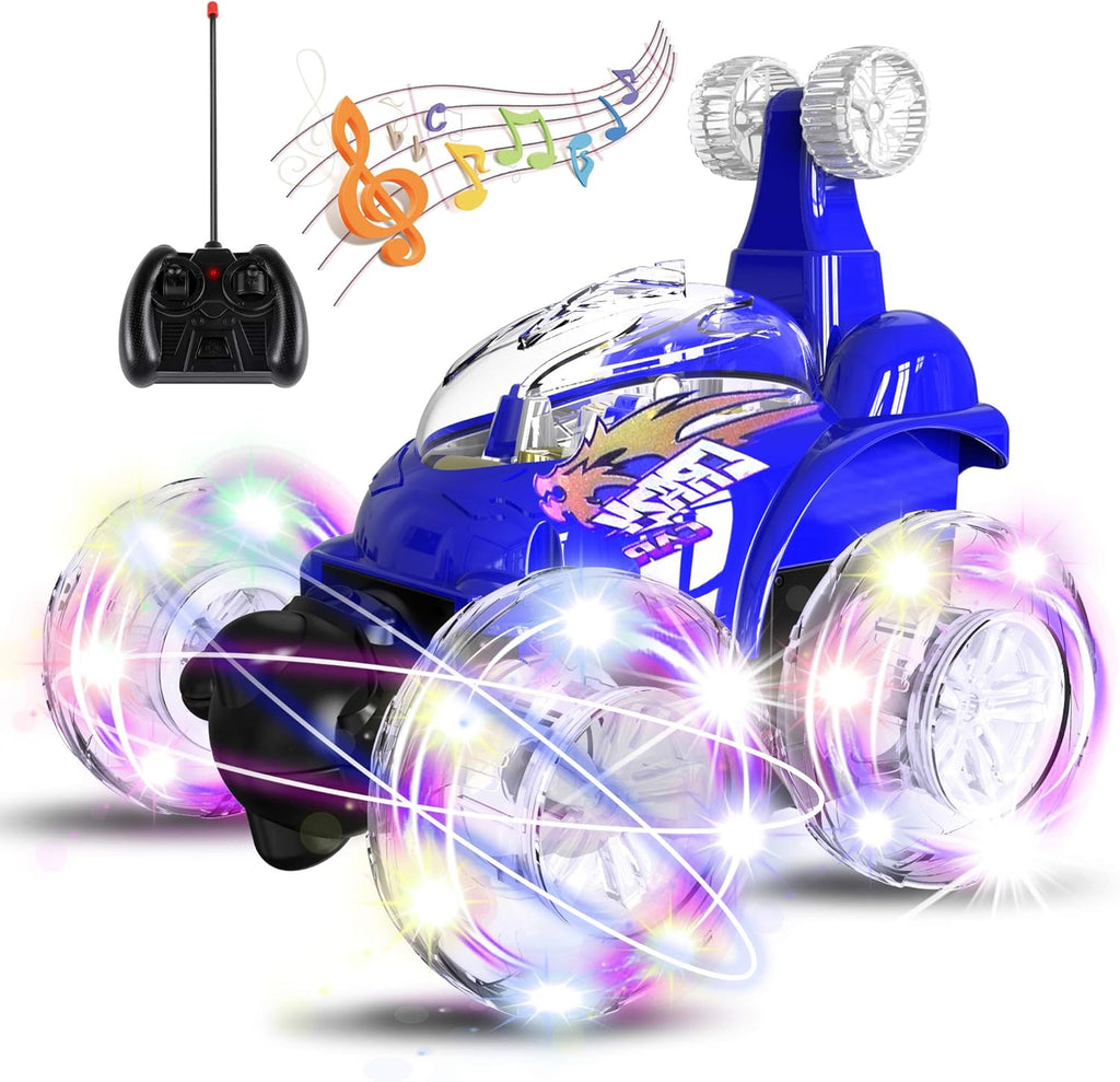 2.4GHz 2 in 1 RC Stunt Car with LED Headlights W352961