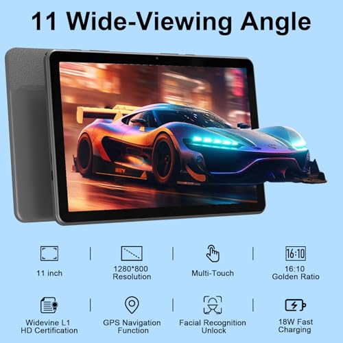 11-inch Android Tablet with 128GB Storage D6081