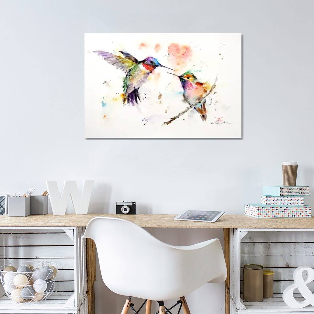 Hummingbirds Canvas Art Wall Decor H811419