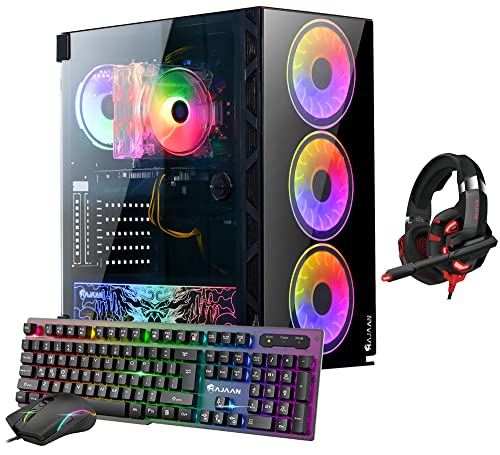 Gaming PC Tower Computer Desktop - AMD Ryzen 7 5700G Processor - GeForce RTX 3060 12GB - 32GB DDR4 - 1TB SSD - Windows 11 Pro B625775
