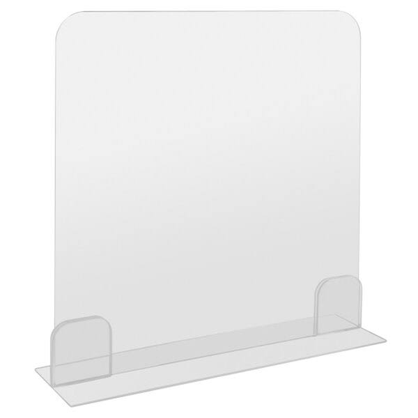 Transparent Acrylic Safety Shield with Platform Base X44687