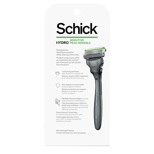Hydro 5 Sense Sensitive Skin Razor with 1 Handle and 2 Refills J805