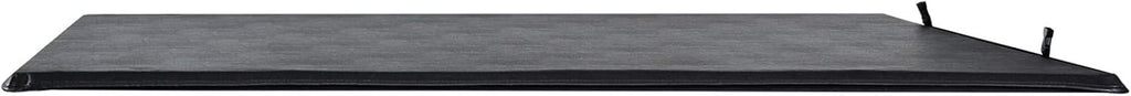 Black Vinyl Soft Roll-up Truck Bed Tonneau Cover with Rails J1292