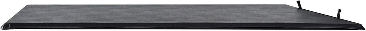 Black Vinyl Soft Roll-up Truck Bed Tonneau Cover with Rails J1292