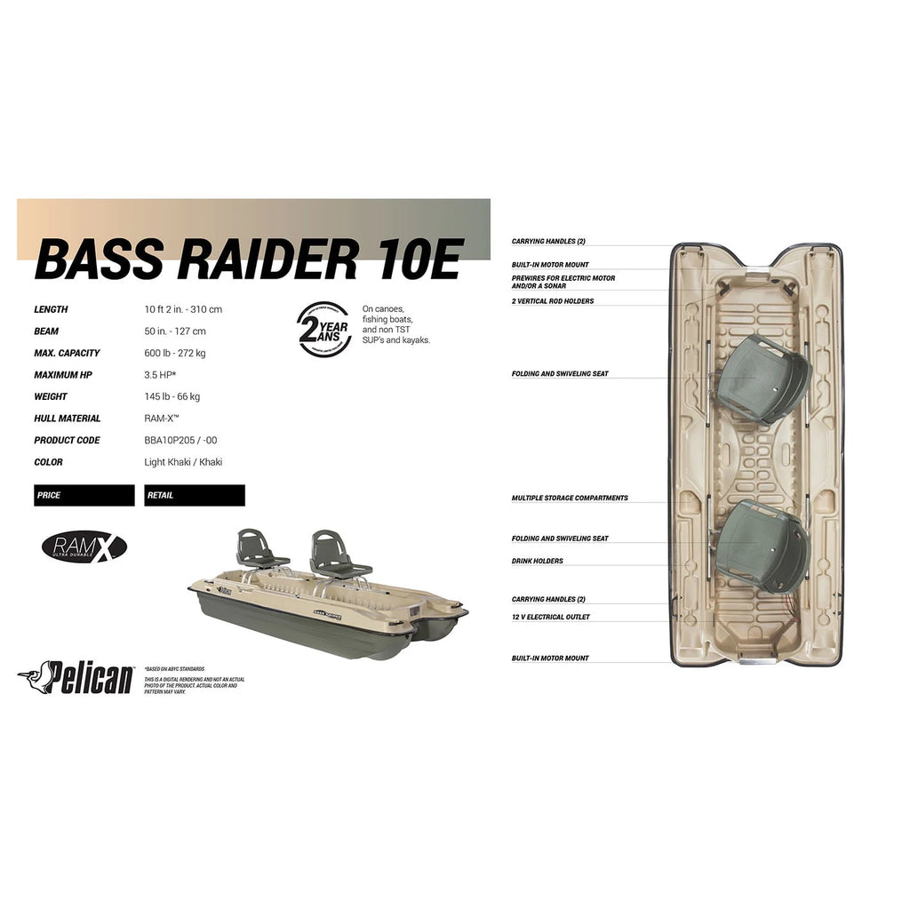 2 Person Fishing Boat 10 ft B733