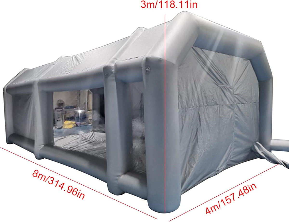 26x13x10Ft Inflatable Spray Booth with Two Air Filter System E5738