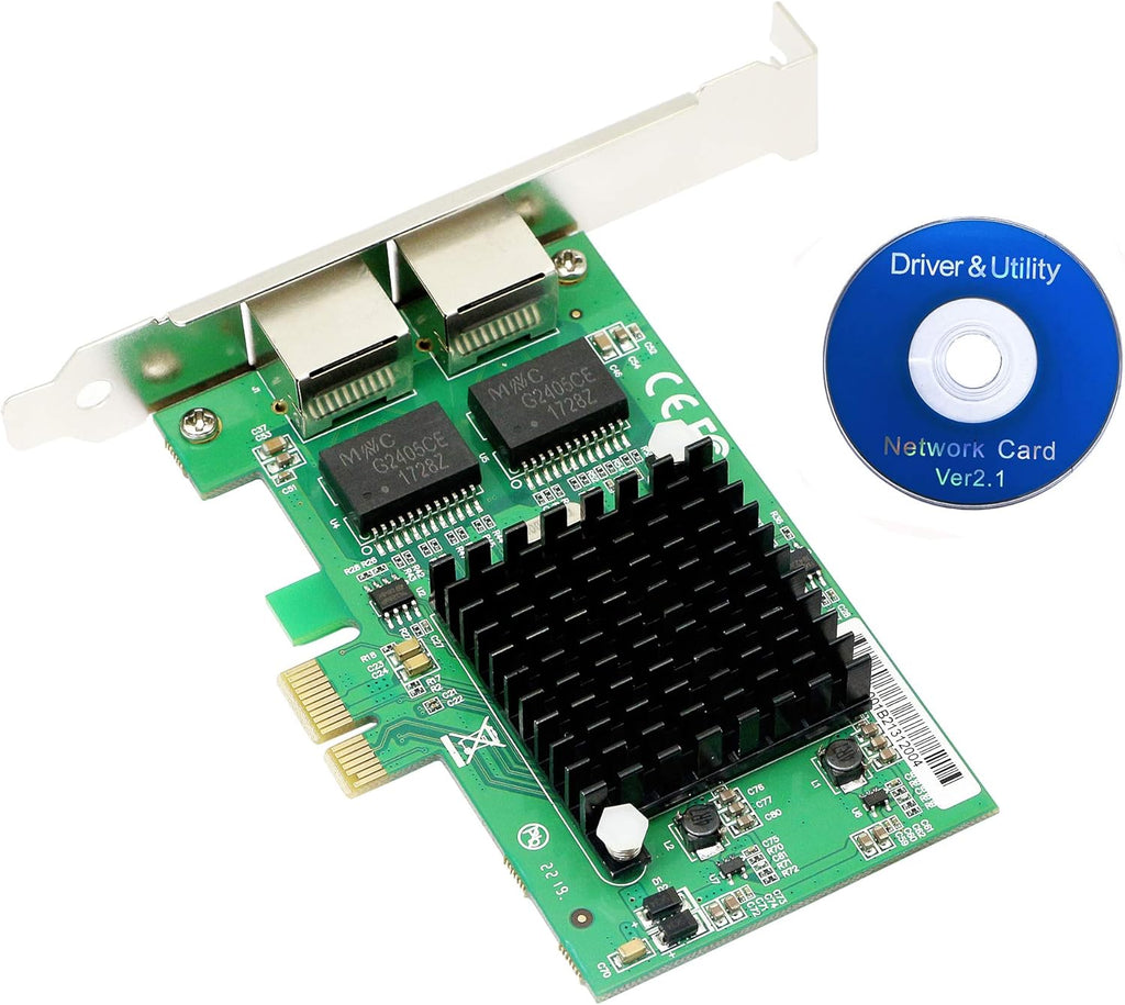 Dual Port Gigabit Ethernet PCI Express Network Card Pack of 2 S9559