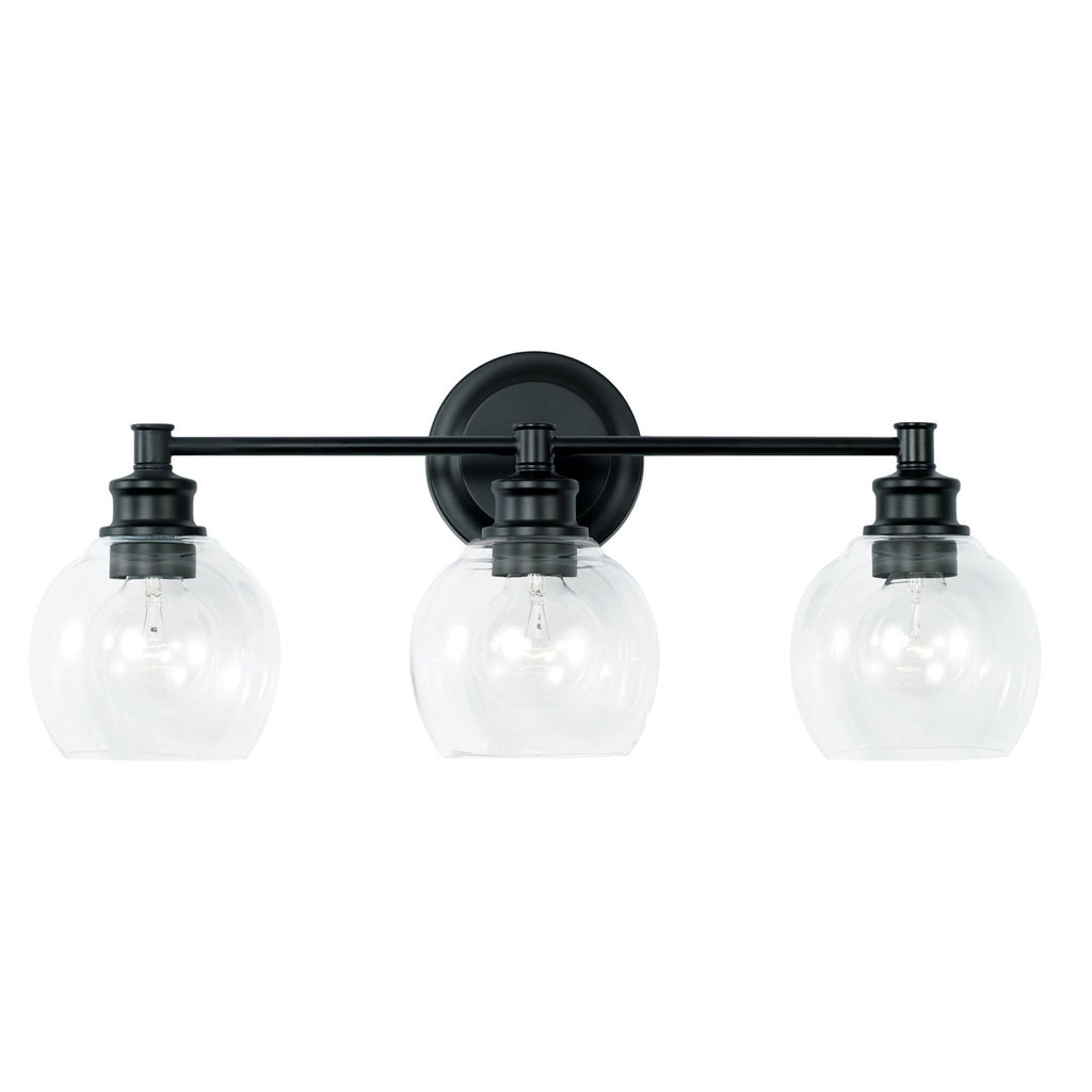 2 Light Matte Black Vanity T646269
