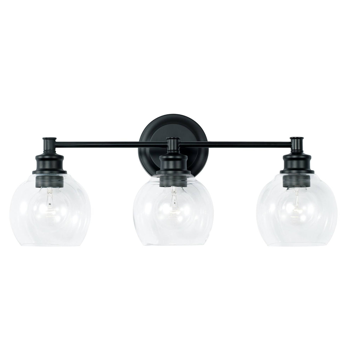 2 Light Matte Black Vanity T646269