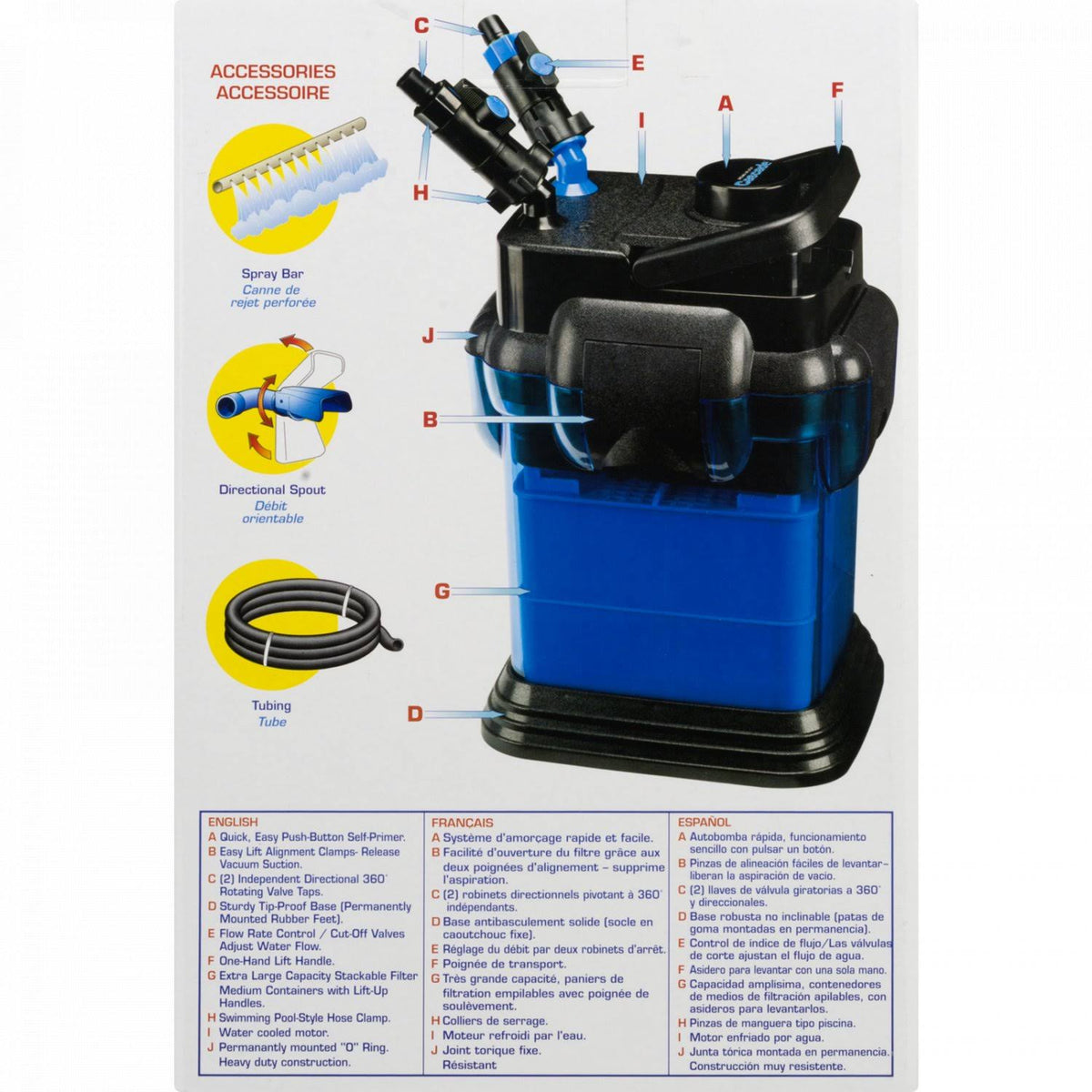Canister Aquarium Filter H338