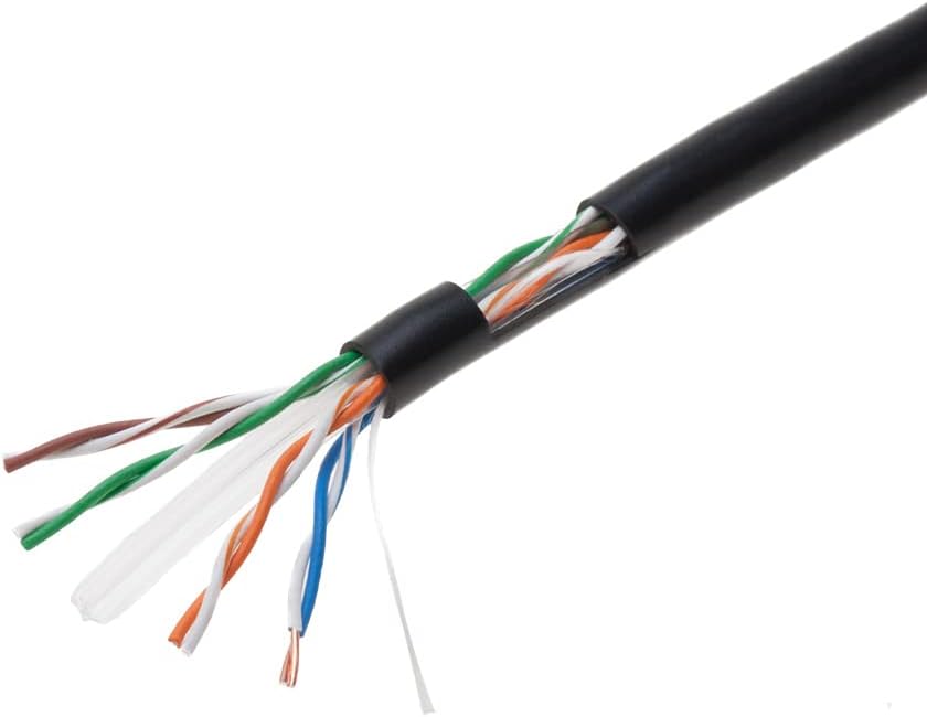 1000ft CAT6 UTP 23AWG RJ45 Ethernet Cable White Z327032