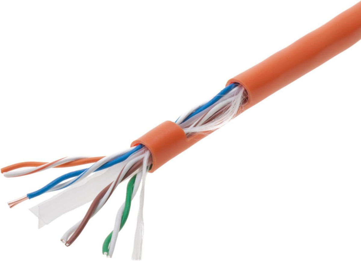 1000ft CAT6 UTP 23AWG RJ45 Ethernet Cable White Z327032