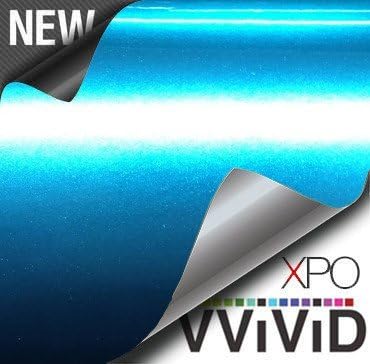 Aqua Blue Vinyl Wrap Roll (.5ft x 5ft) Pack of 2 J96404