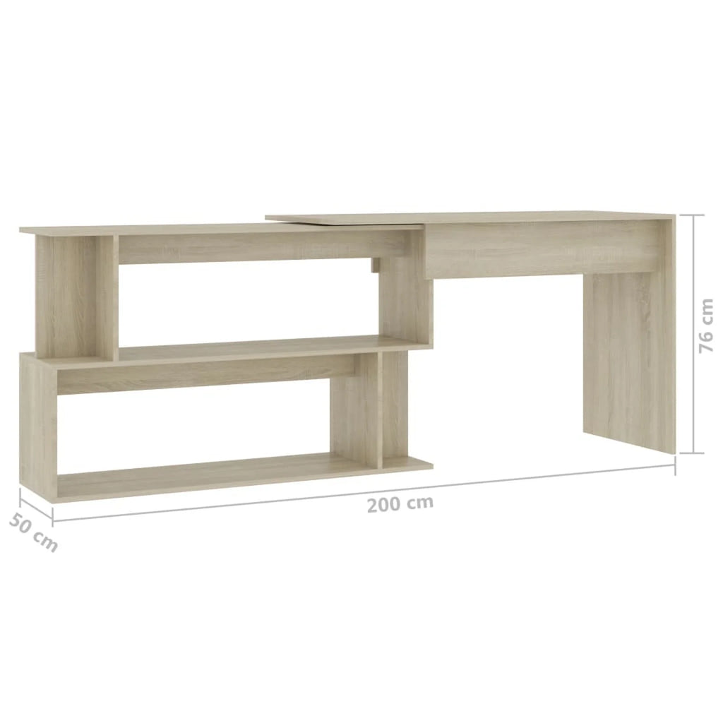 Corner Desk Sonoma Oak Engineered Wood T52475